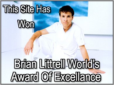 Brian Littrell World's Award Of Excellence